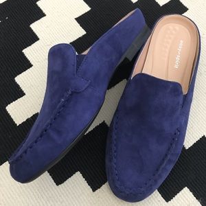 [Easy Spirit] Crellin Suede Casual Flat Mules